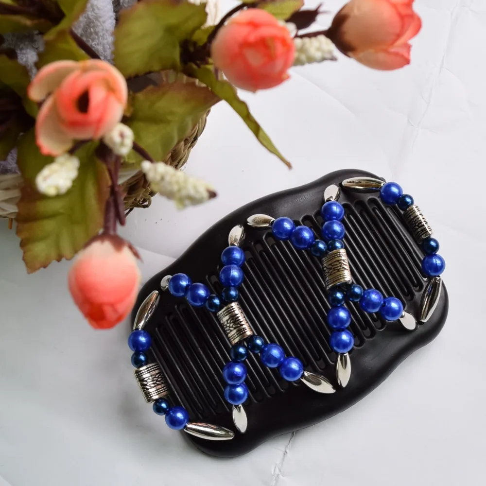 100pcs/lot Royal blue classical Magic   new high quality Comb  professional work lady hair accessory