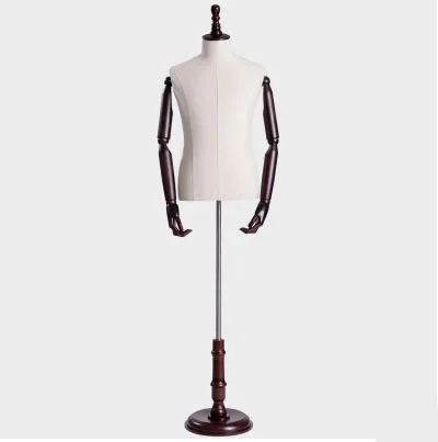 Fashion Adjustable Dress Form Dressmaker Mannequinn Fabric Mannequin Bust Dummy Flexible for Dress Display