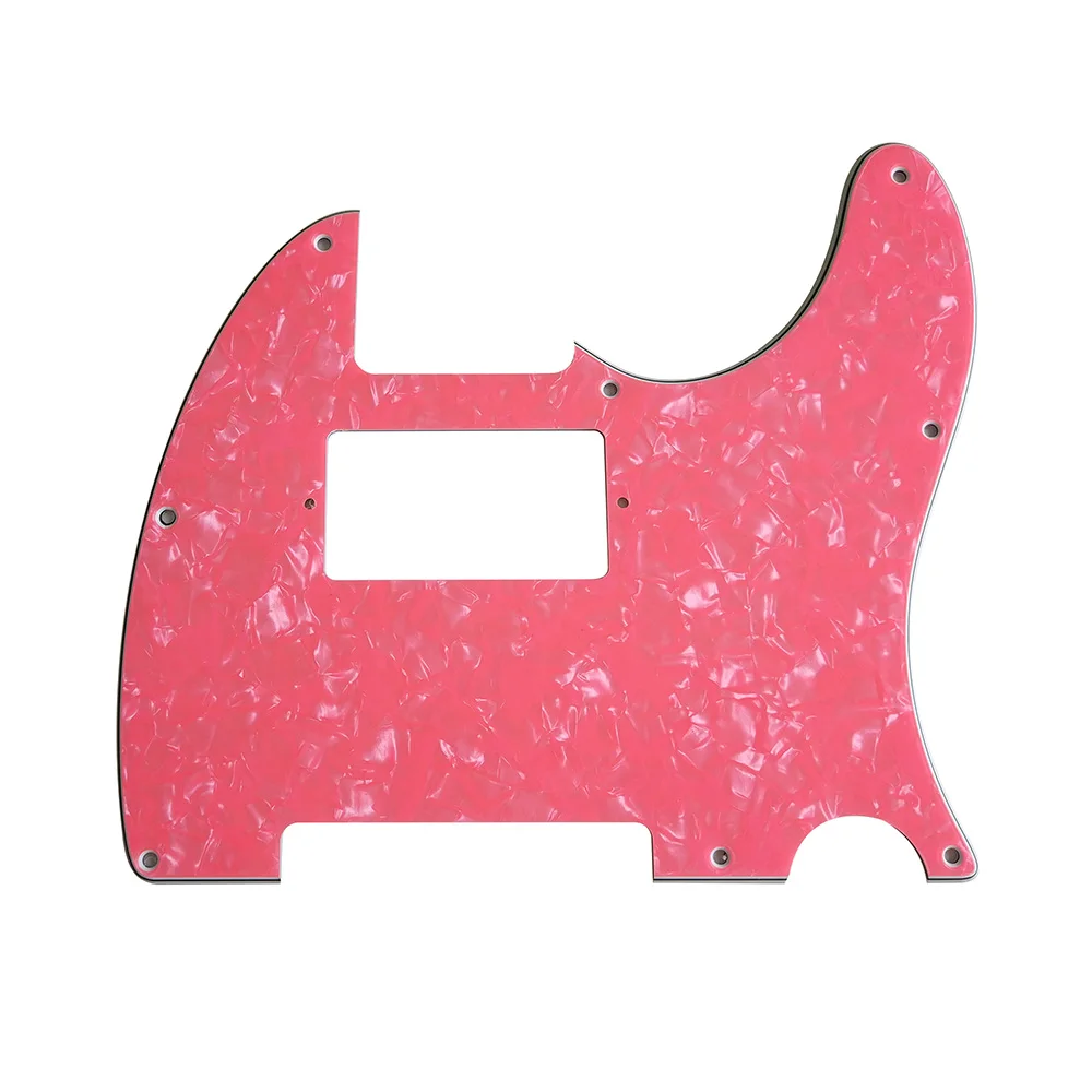 Pleroo Custom Guitar Parts - For US Standard 8 Screw Holes Tele Telecaster With PAF Humbucker Guitar Pickguard Scratch Plate