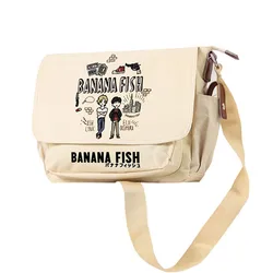 BANANA FISH Cartoon Women borse a tracolla Canvas School Bags Ash Lynx Cosplay Messenger Bag Anime Crossbody Bag Bookbag Daypack