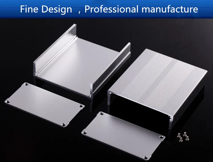 Chasis amplificador de aluminio/carcasa de instrumento electrónico/carcasa de potencia/carcasa de amplificador/caja DIY
