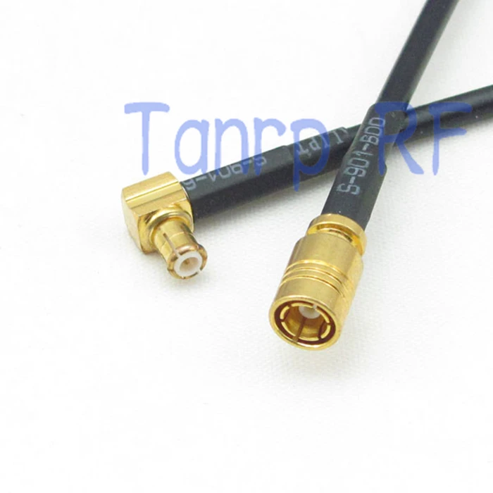 

10pcs 6in MCX male right angle to SMB female jack RF connector adapter 15CM Pigtail coaxial jumper RG174 extension cord cable