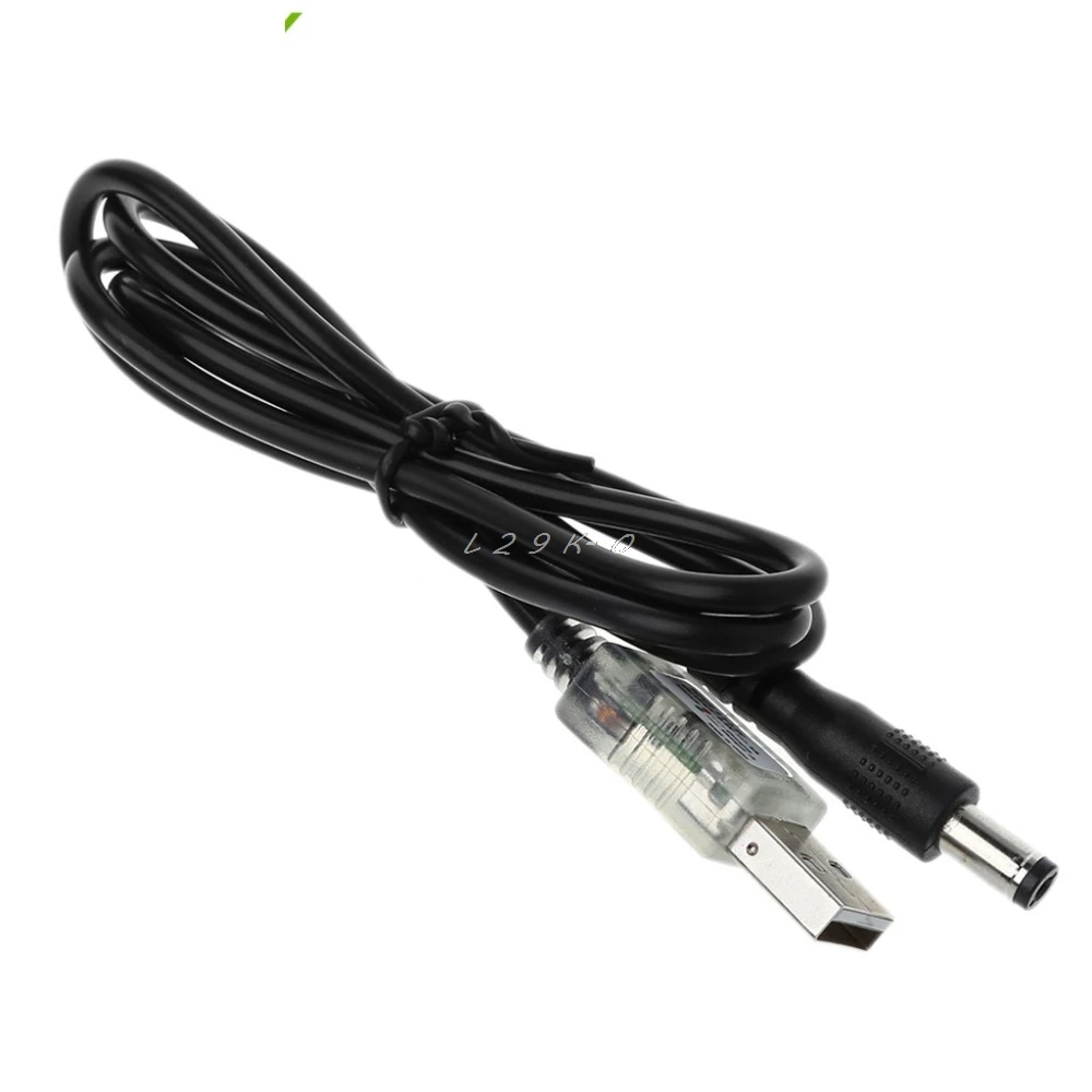 USB 5V to 8.4V Power Charge Cable For Bicycle LED Head Light 18650 Battery Pack