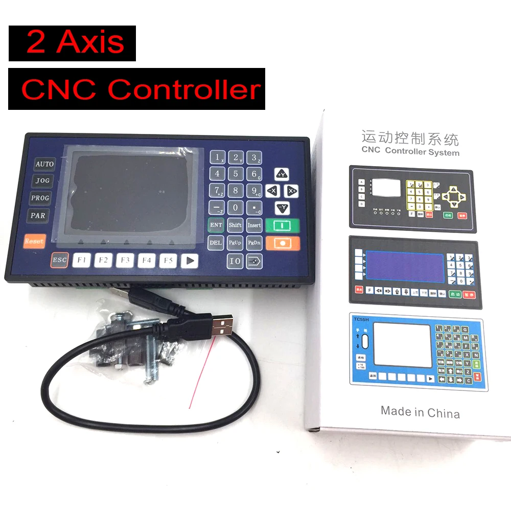 Upgrated 2 Axis CNC Controller 3.5inch TFT With USB-PC RS485 Communication for Servo & Stepper  CNC Machine One Year Warranty