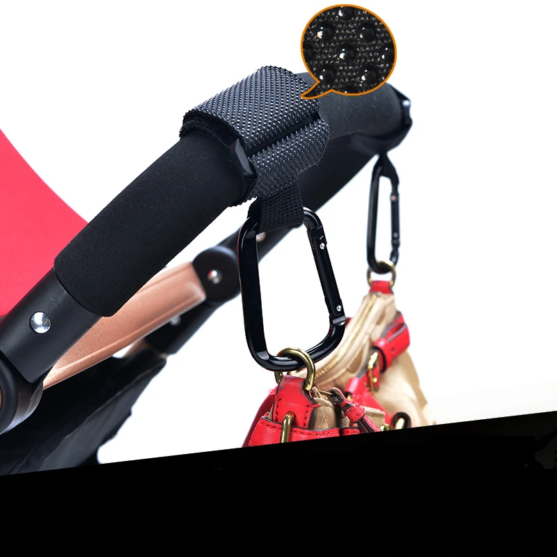 2Pcs/Lot Baby Stroller Hook Strong Hanger For Baby Pushchair Prams Poussette Hook Stroller Organizer Hanger Hook For Diaper Bags