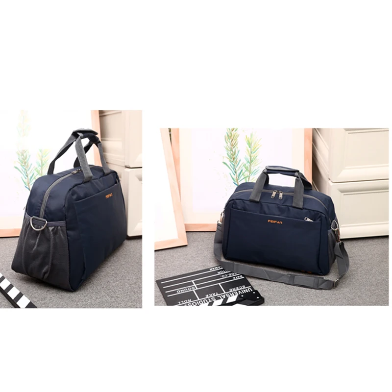 Di nuovo Modo Impermeabile Degli Uomini di Borse Da Viaggio Trasporto di Bagagli Borse Da Viaggio Portatile Tote Borsa Week-End di Crossbody Della