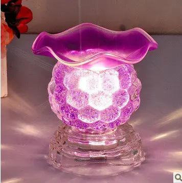 Electronic vaporizer small grape oil lamp light incense fragrance lamp plugged aroma lamps variety of optional