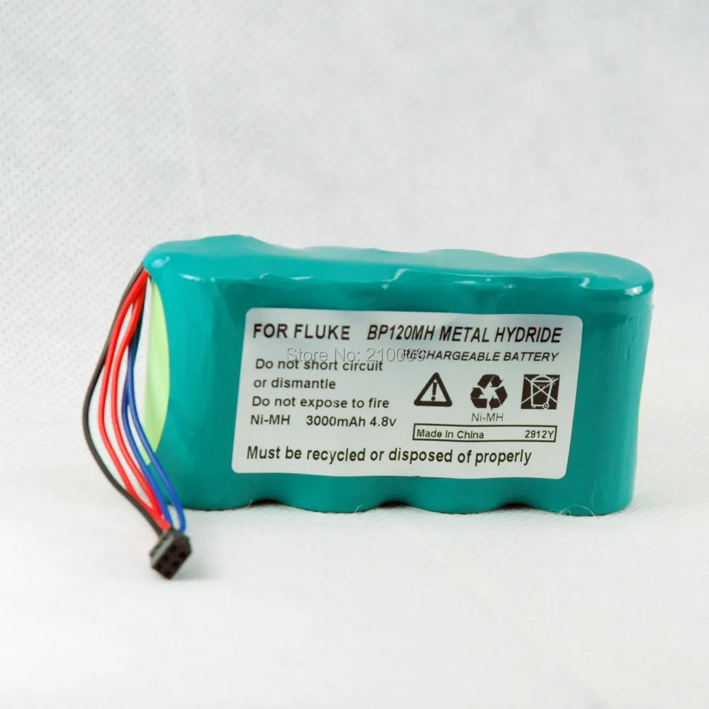 Replacement ScopeMeters Battery for FBP120MH 123 125S 125 F125S F125 3000mah Test Equipment Battery