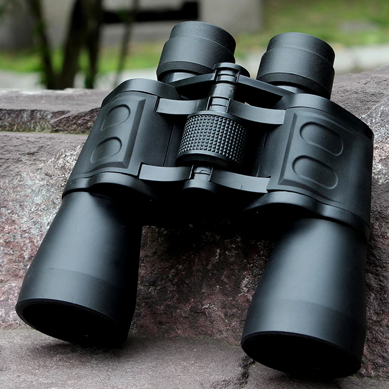 10X50 Hunting Telescopes Top Grade High Definition Binocular Long Range Binocular Telescope for Army High Power BAK4 Prism Lens