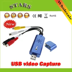 USB 2.0 Video Capture With Audio DC60 STK1160 TV DVD VHS to USB Converter Capture Grabber Adapter for Window