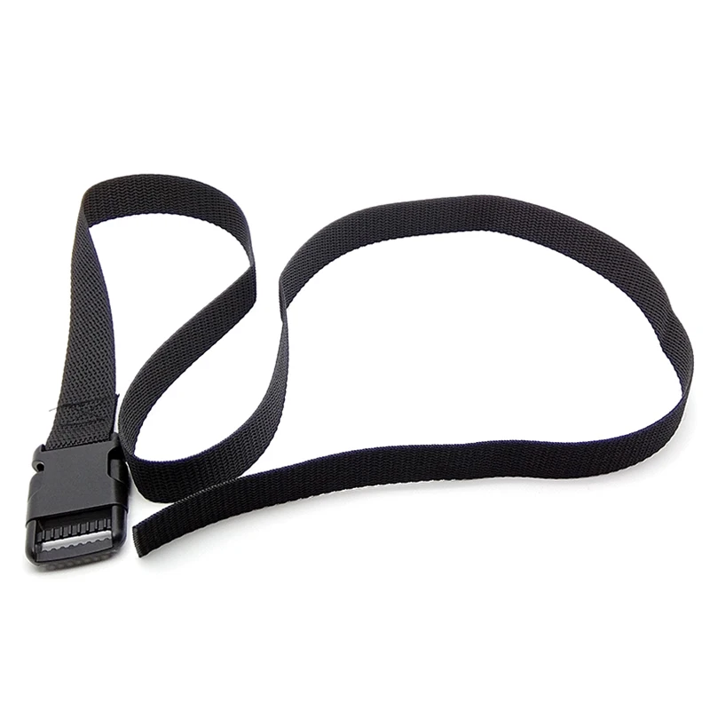 2.5X120CM Black Nylon Tie Down Straps Luggage Strap Cargo Cam Buckle Wrap Band Rope Belt Outdoor Camping Bags For Motorcycle Car