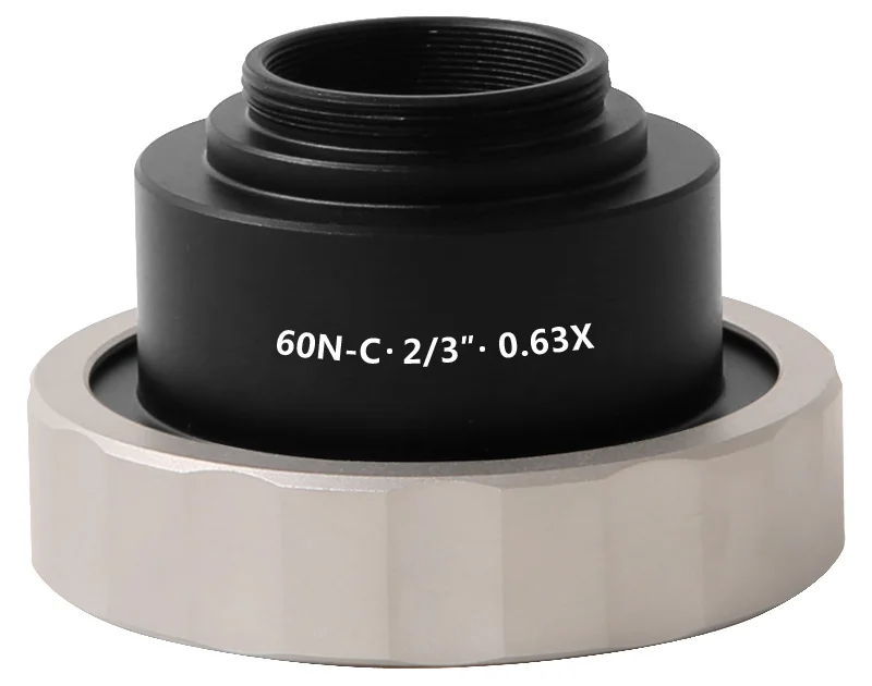 60N microscope C mount adapter 0.5x 0.63x 0.8x 1x 1.2x 1.5x 2.25x camera C mount adaptor compatible for Zeiss microscope