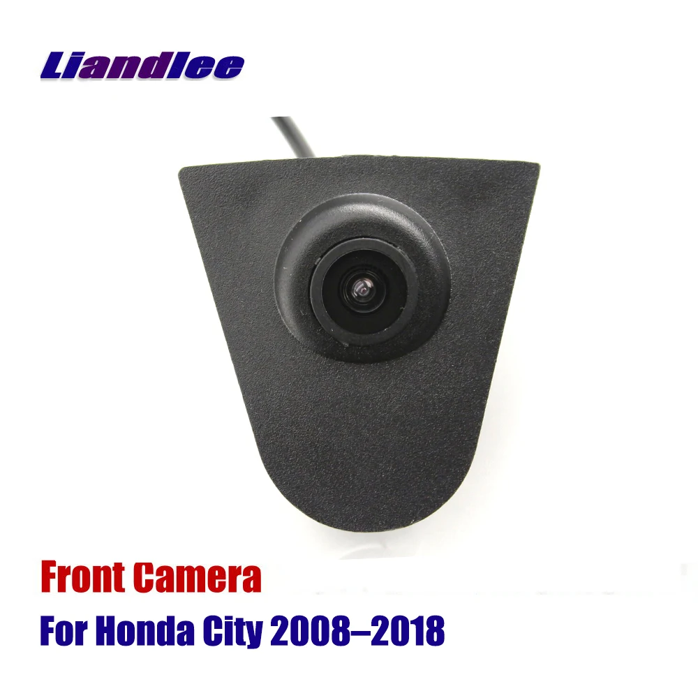 

Liandlee For Honda City 2008-2018 2010 Car Front View Camera Small Logo Embedded ( Not Reverse Rear Parking CAM )