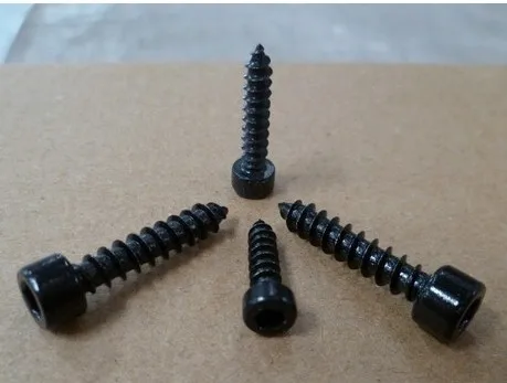 Interno Hex self-tapping M4 x 16mm Dedicado para a Fixação Speaker Preto 32 pçs/lote Frete Grátis