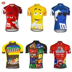 Men Cycling Jersey Bike Wear Short Sleeve Cycling Clothing MTB Breathable Outdoor Sports Funny Bicycle Clothes