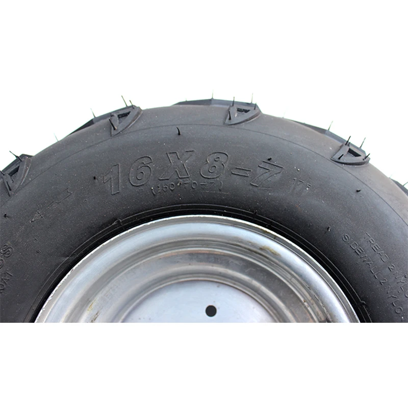 Tubeless Tire 16X8-7 ATV Beach Car Kart Small Bull Tyres 16 X 8 - 7 with Hub Rim