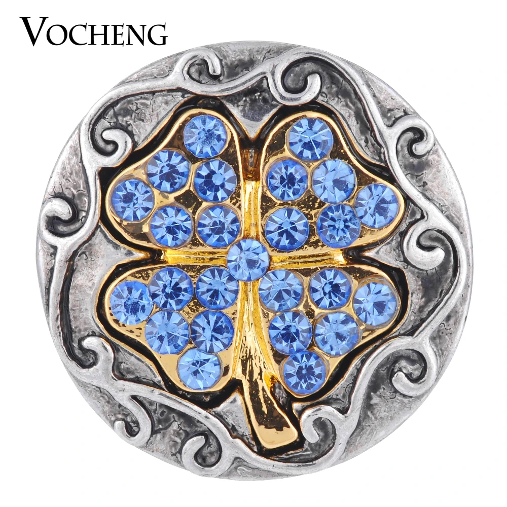 Vocheng Ginger Snap Jewelry 3 Colors 18mm Lucky Crystal Vn-1085