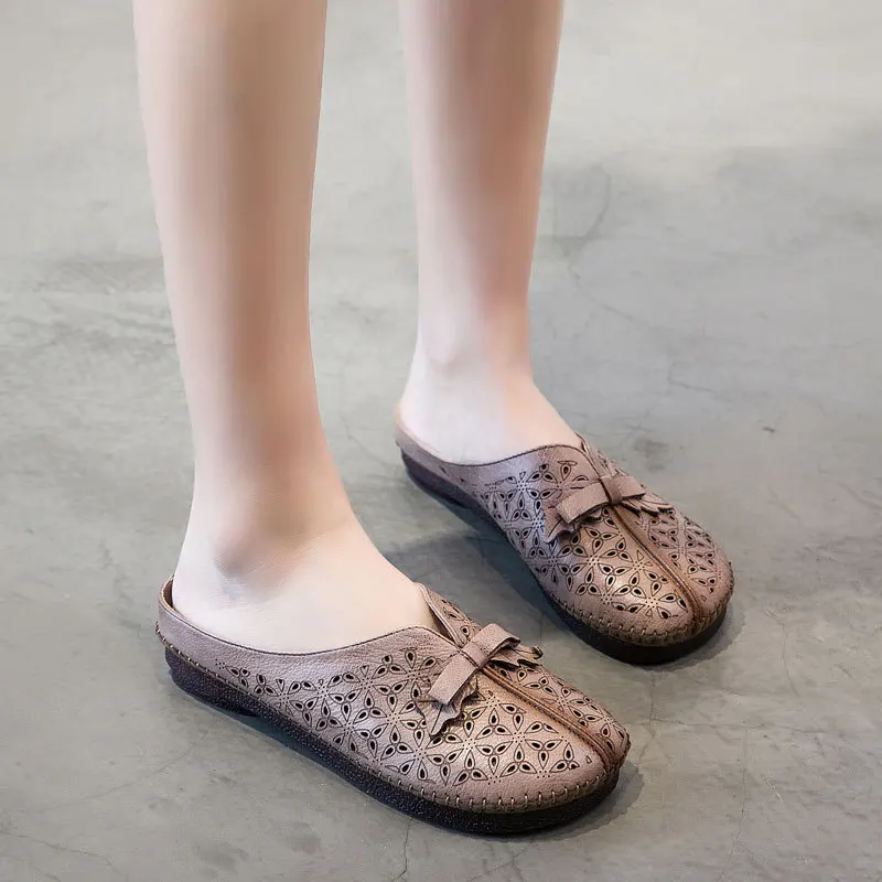 New Women's Shoes Real Leather Moccasins Mother Loafers Soft Leisure Flats Female Ladies Driving Ballet Casual Footwear