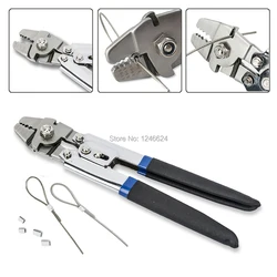 Haicable HL-700B Fishing Crimping Tool pliers With Aluminum Or Copper Sleeves  Max Dia. 2.2mm Wrie Rope Fishing Crimper