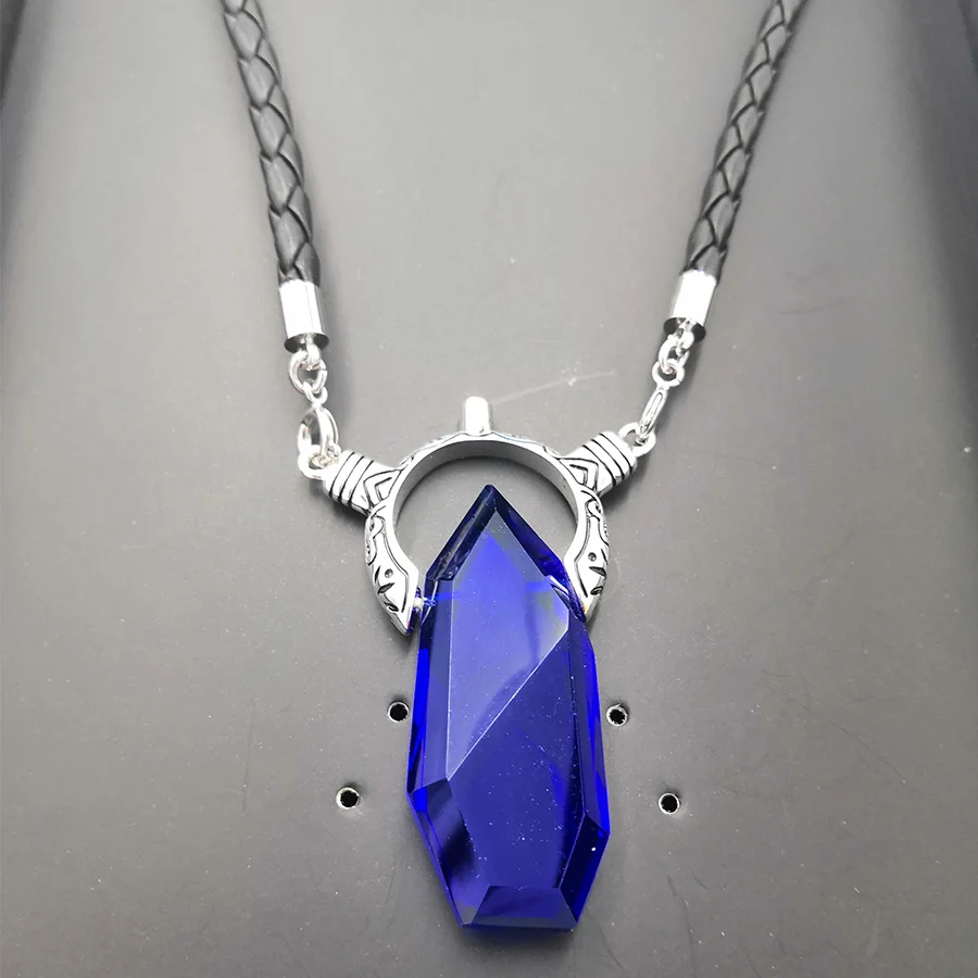 DMC Dante Vergil Crystal Pendant Necklace Men Jewelry Valentine's Day Gift For Boys Boyfriend