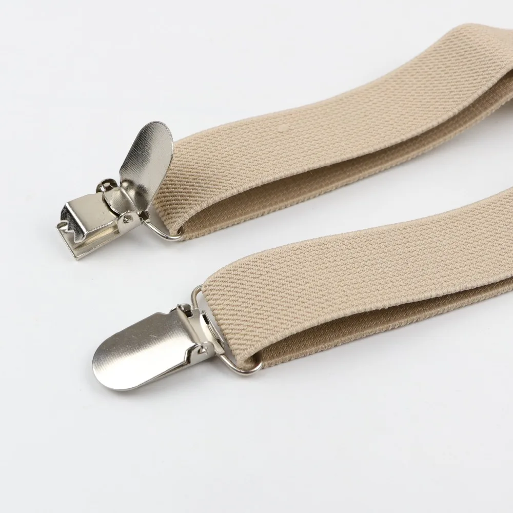 Conjunto de tirantes de poliéster para bebés Y niños, cinturón de Color sólido para niños, tirantes con espalda en Y, pajarita elástica ajustable, 2 colores