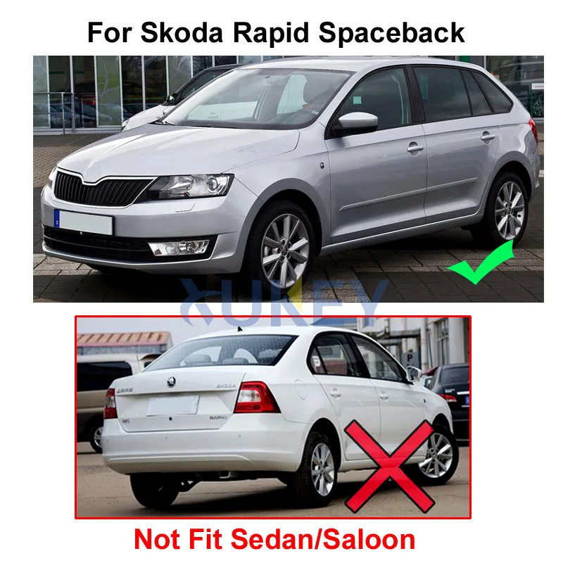 Car Mud Flap Flaps For Skoda Rapid Spaceback Hatchback 2013 - 2018 Mudflaps Splash Guard Mudguards Accessories 2015 2016 2017