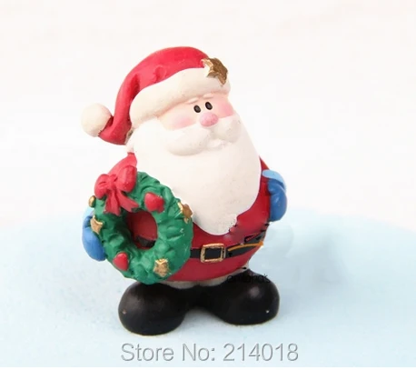 New Year 3D Wreath Santa Claus Mold Silicone Chocolate Mould Candle Soap Molds Fold Sugar Cake Decorative Creative PRZY 001