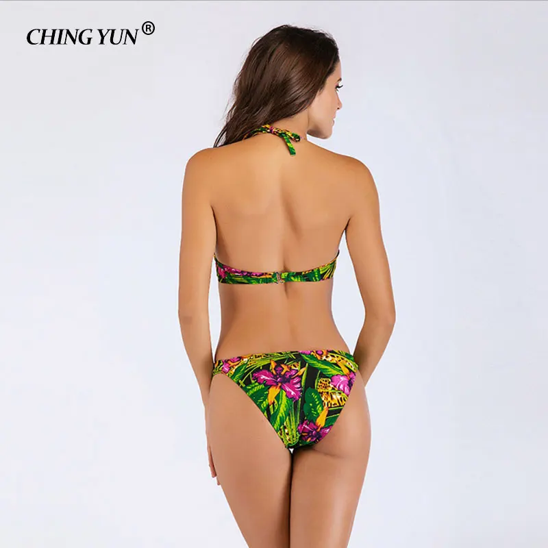 CHING YUN 2019 Neueste Sexy Bandeau Bademode Bikini Frau badeanzug Set Top Strand Badeanzüge Push Up Badeanzug Monokini 18102