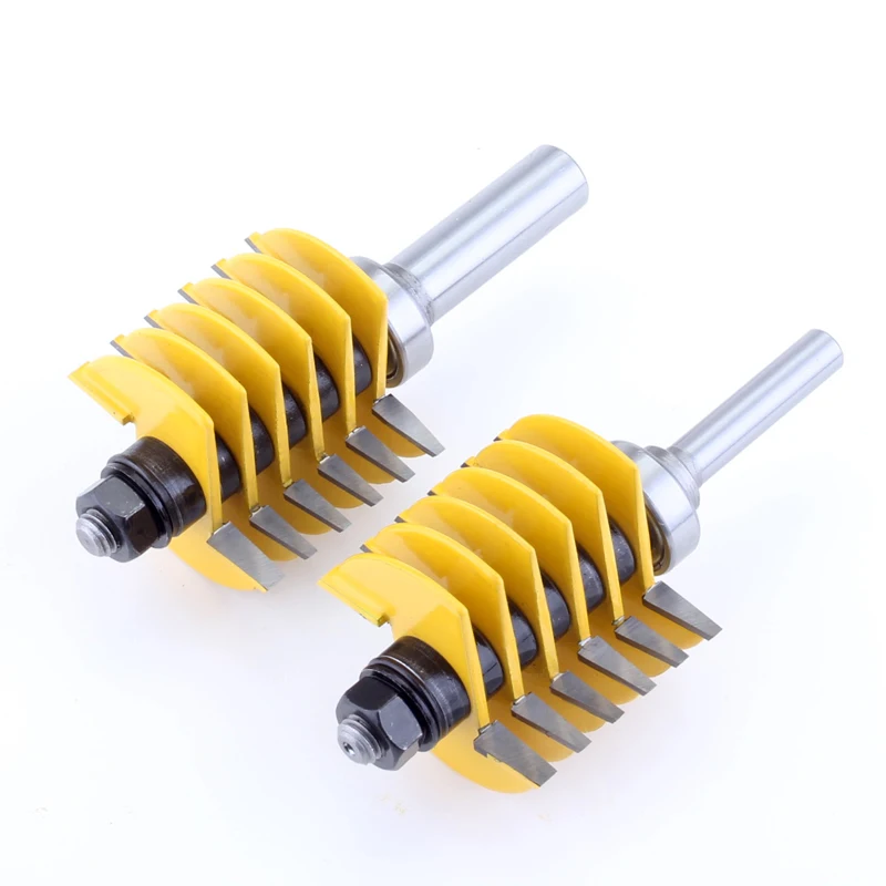 1PC 8mm 1/2" Shank Brand new high quality Adjustable Finger Joint Router Bit ndustrial grade Use in router table only