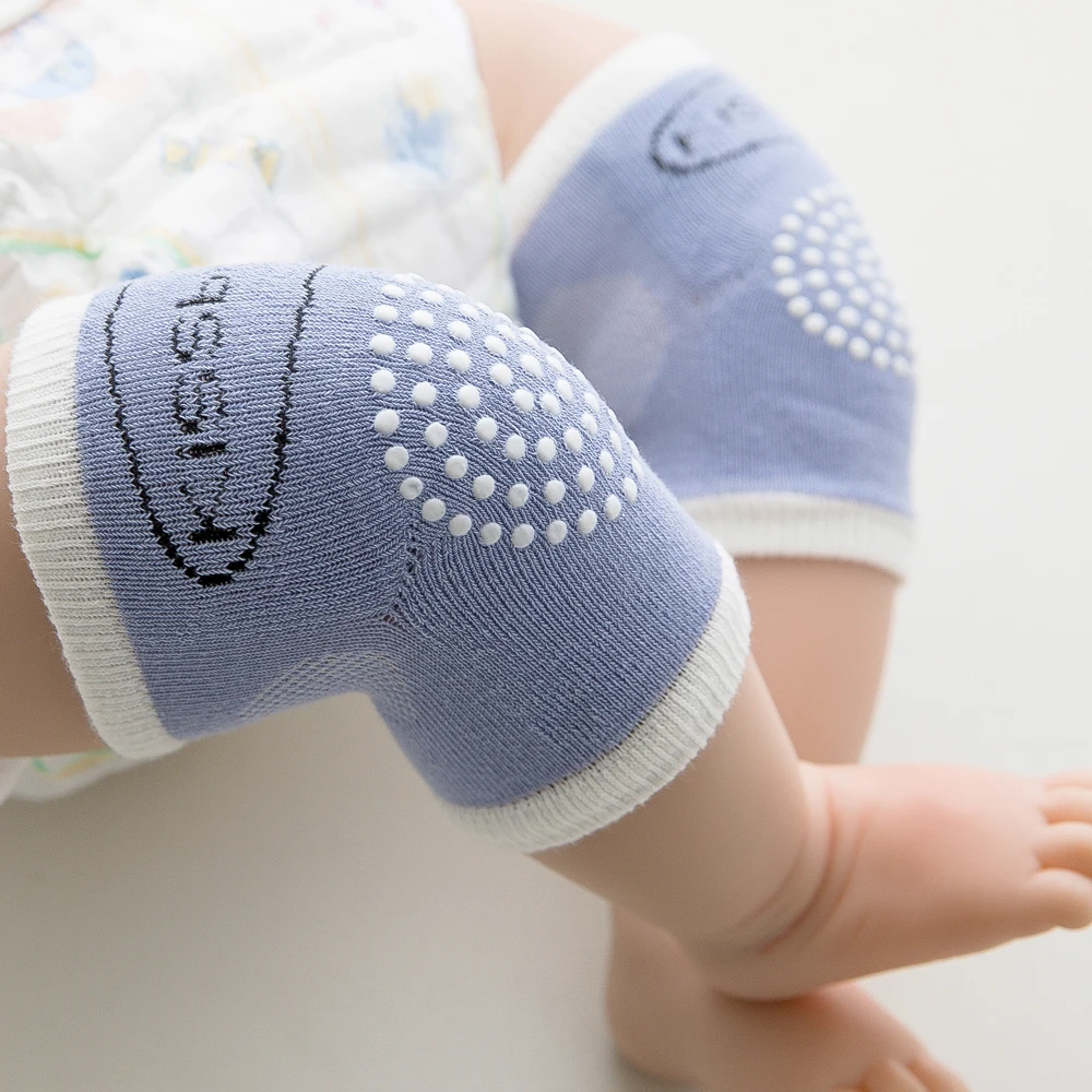 Soft Mesh Terry Baby Leg Warmers Toddler Kids Kneepad Protector Non-Slip Dispensing Safety Crawling Well Knee Pads For Child