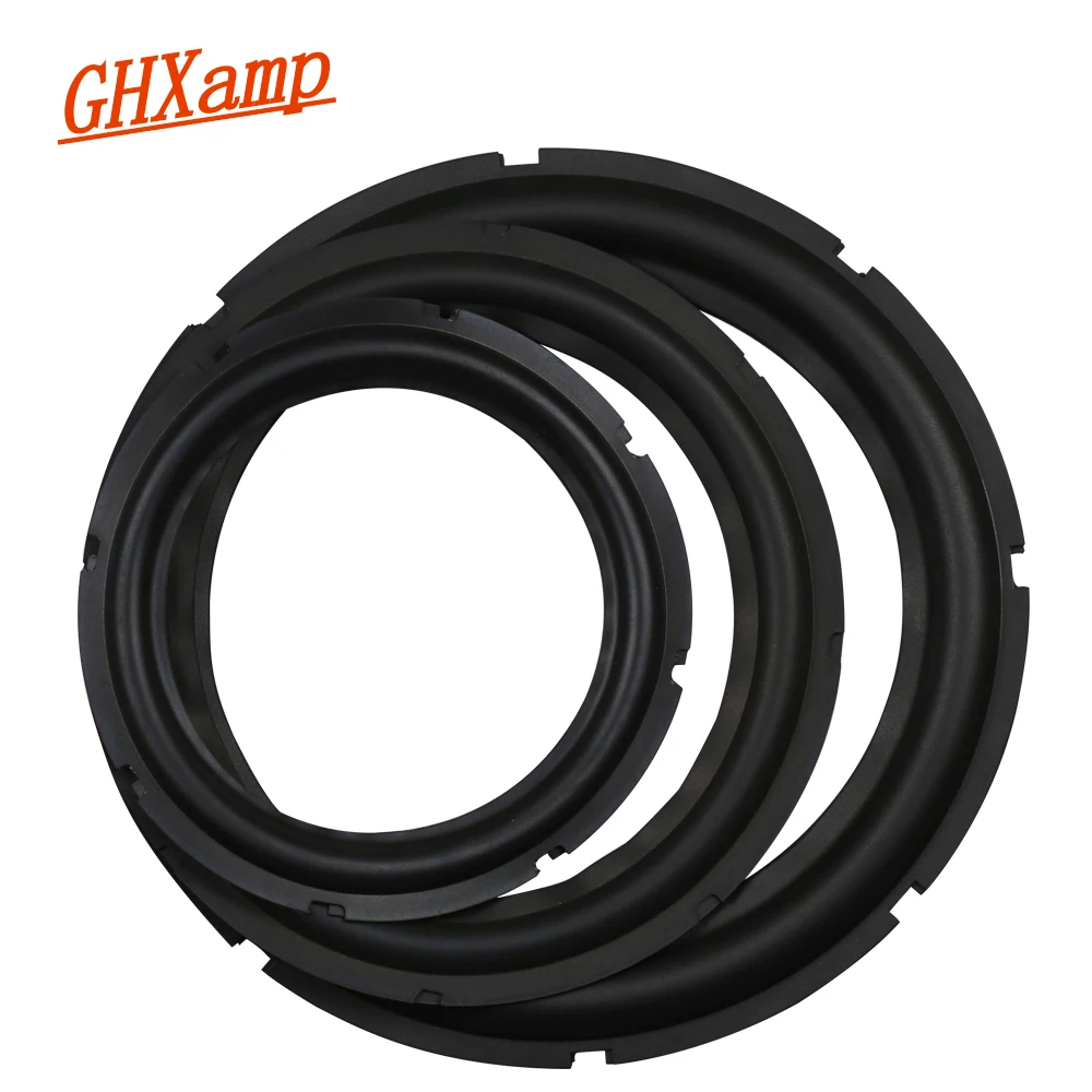 GHXAMP 8 INCH 10 INCH 12 INCH Speaker Rubber Surround side repair parts Loudspeaker repairment folding edge DIY 1 Pairs