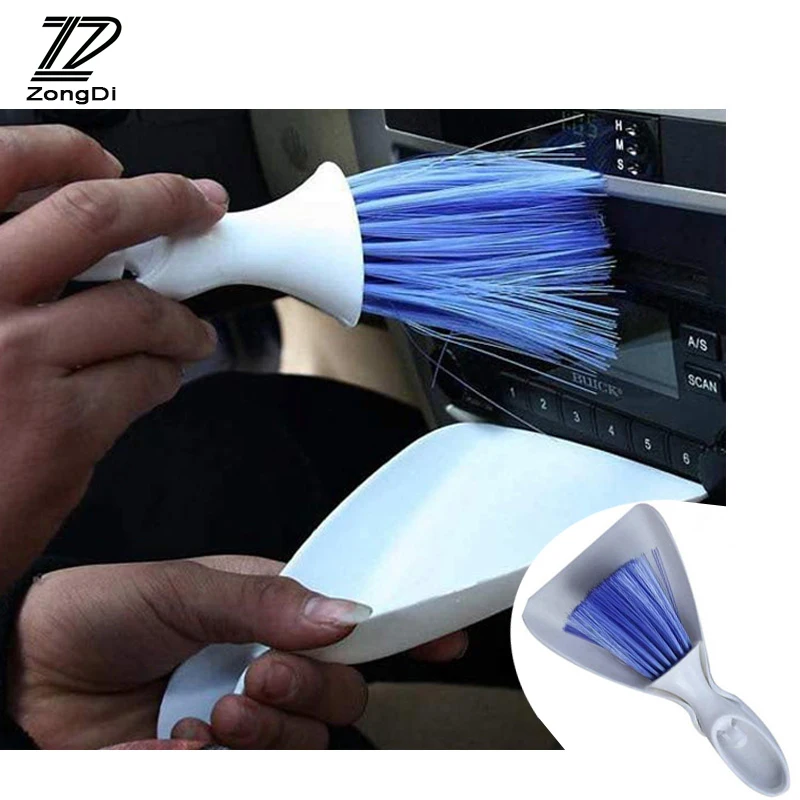 ZD 1X Air-conditioner Outlet Brush Cleaning Brush For Chevrolet cruze aveo Subaru impreza Mitsubishi lancer 10 asx accessories