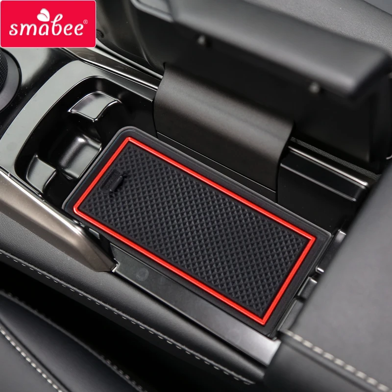 Smabee Anti-Slip Gate Slot Mat For Lexus RX 300 200t 450h RX200t RX300 RX450h 2016 ~ 2019 Accessories Rubber Cup Non-slip mats