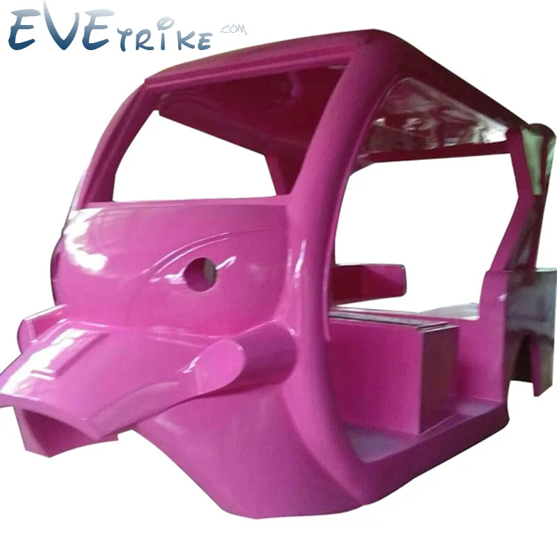 

Fashion sexy fiberglass body or ABS plastic uptake vacuum forming tricycle body complete one piece or several pieces design make