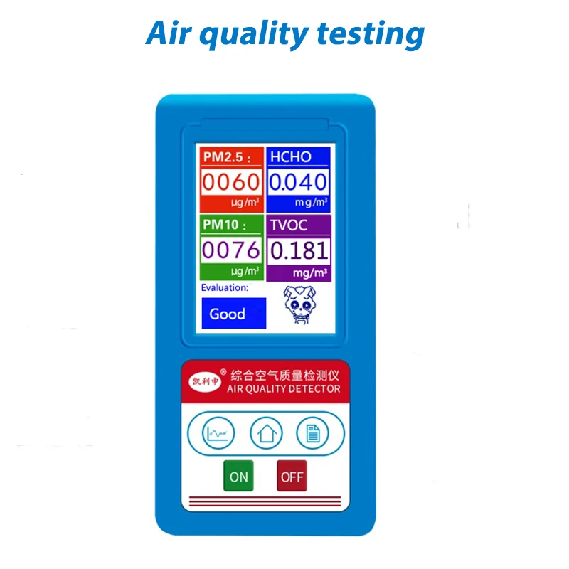 

Анализатор газа PM2.5, PM10, формальдед HCHO PM1.0, детектор частиц