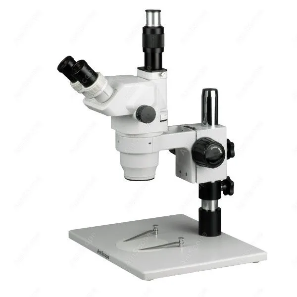 Trinocular Stereo Zoom Microscope--AmScope Supplies Ultimate 6.7x-90x Trinocular Stereo Zoom Microscope