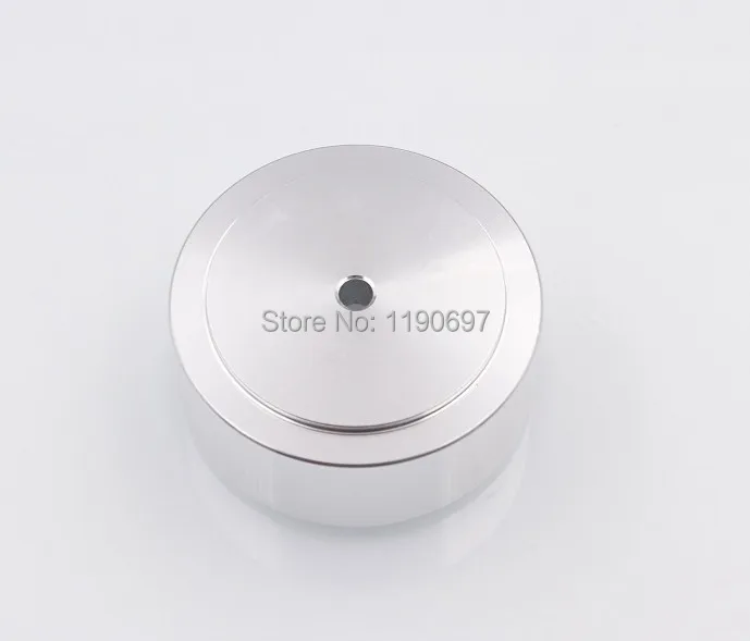 1PC Rubber Ring Shock Absorber Top Aluminum Machine Foot Amplifier Feet Speaker Turntable Feet 49*20MM 1PC Free Shipping