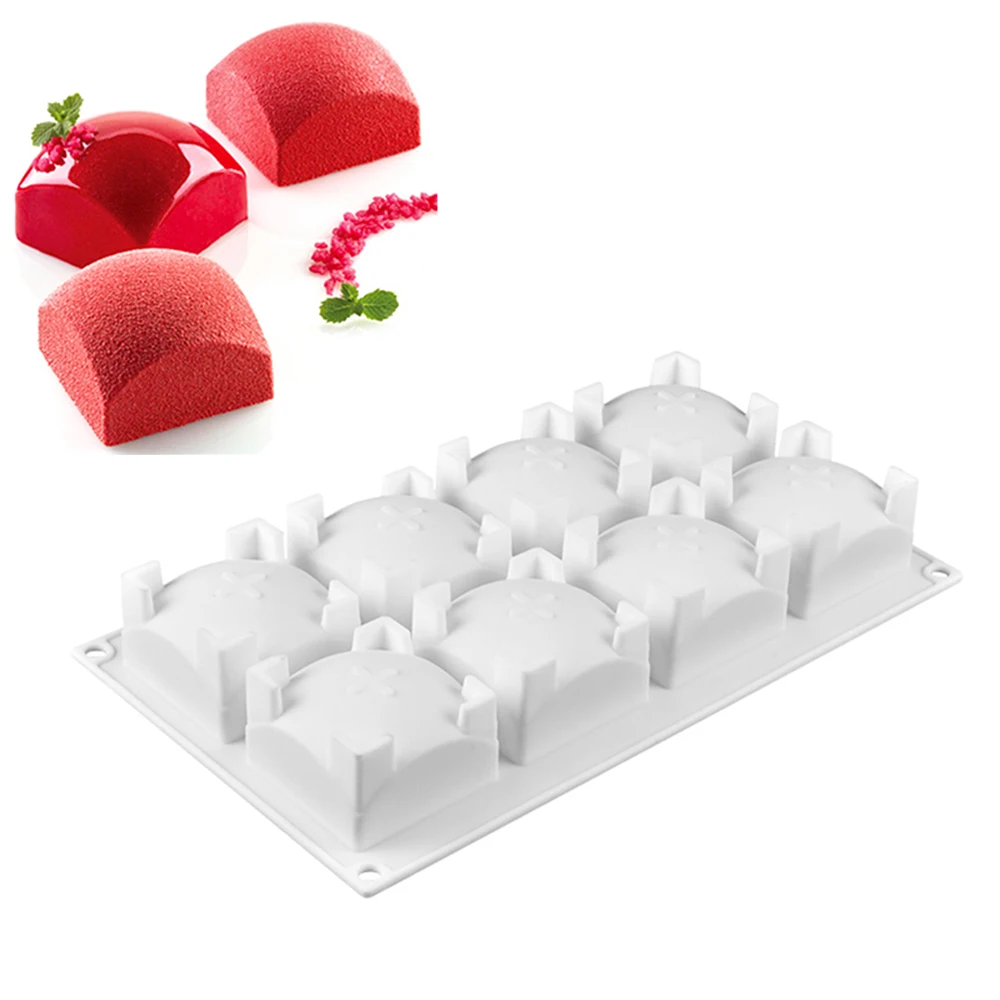 

3D Cube Shape Silicone Cake Mousse Chocolate Ice Decorating Moulds Silicone Bakeware Tools Pastry Decoration Fondant Molds