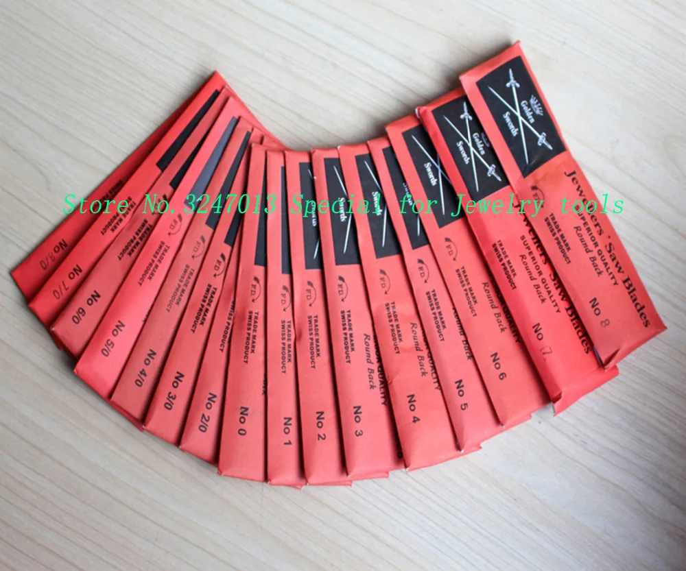 144PCS/BAG Jewelry Sawbldes Piercing Metal Cutting Blade for jewelers saw frame