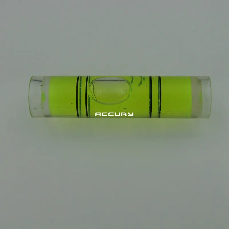 20pcs 9.5*40mm Photo Frame bubble level mini spirit level Cylindrical Plastic Round levels