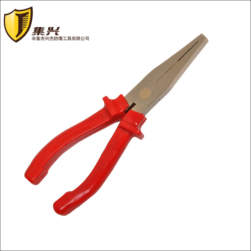 

Explosion proof anti-magnetic tools Bomb proof flat nose pliers, copper flat mouth pliers, flat mouth pliers, teeth pliers