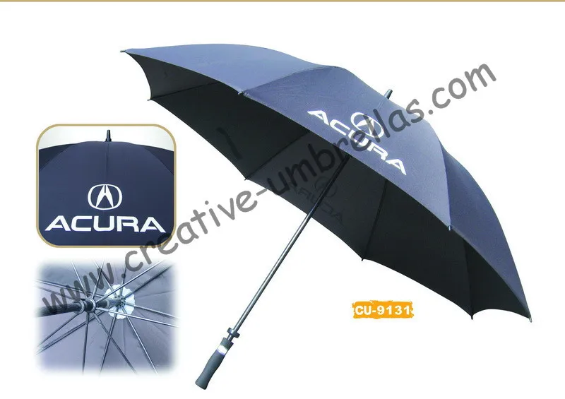 Free shipping by sea,pongee silver coating fabric 14mm fiberglass shaft and ribs,hand open car golf umbrella,windproof