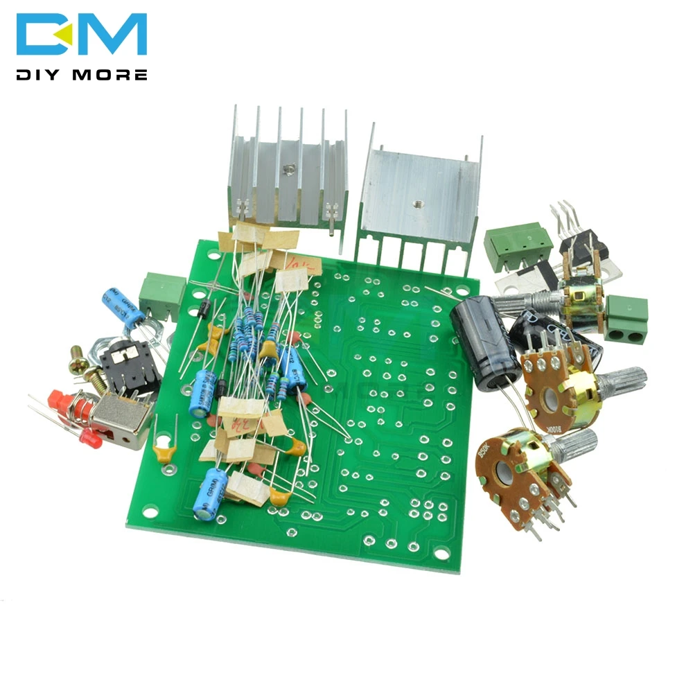 Two 2 Channel 2CH 2 CH 2.0 AC 12V 15W Audio TDA2030A Hifi Module Stereo Amplifier AMP Board Diy Kit Electronic PCB Board Module