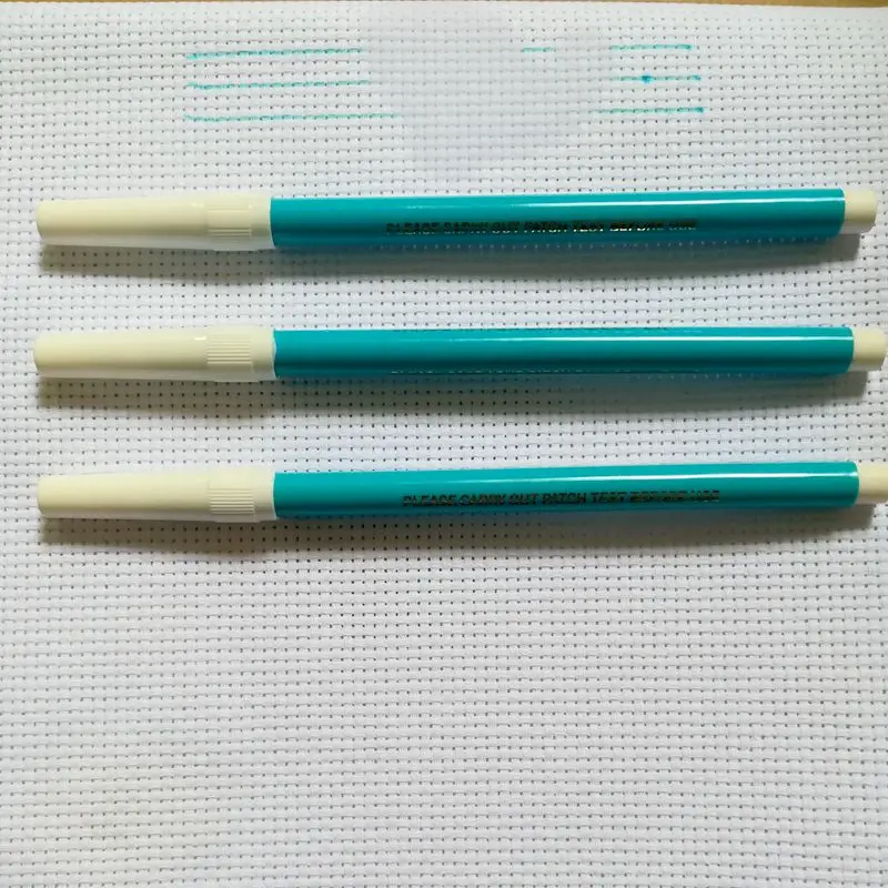 Blue Fabric Marker Water Soluble Clothing Markers 3 Pcs Water Erasable Pen  Automatically Disappear Pen Sewing Chalk Marker
