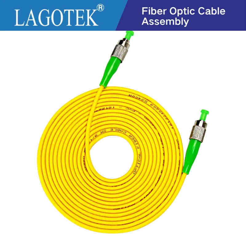 

10PCS/bag FC APC-FC APC 3M Simplex mode fiber optic patch cord Cable 2.0mm or 3.0mm FTTH fiber optic jumper cable free shipping