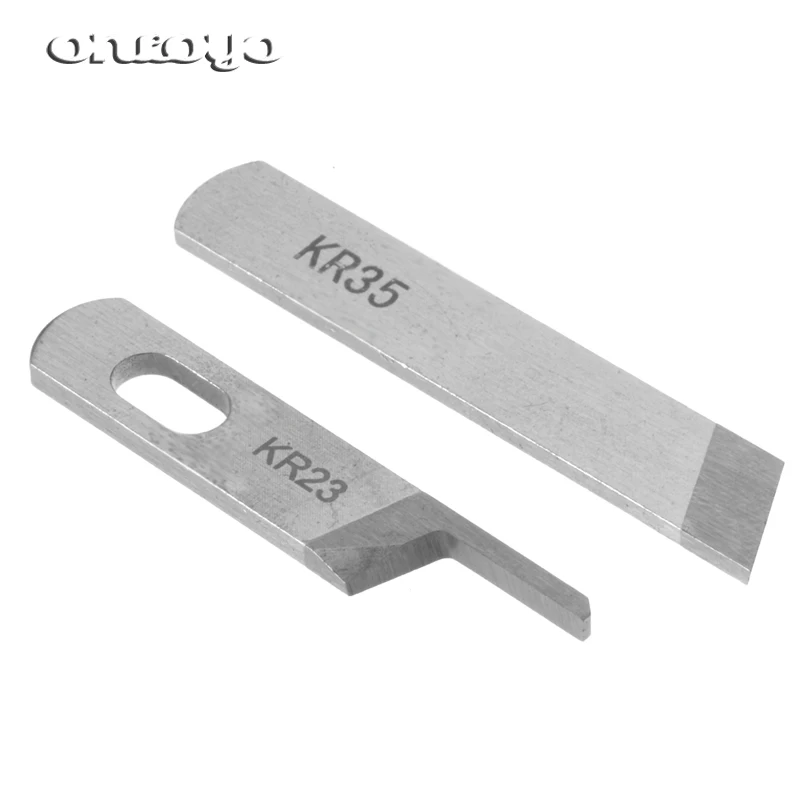 10PCS KR23 KR35 Knife Blade,Industrial Serger Overlock Sewing Machine Parts For JUKI Siruba Pegasus Jack...