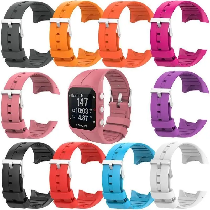 Replacement Soft Silicone WristBand Watch Band Strap for Polar M 400 /430