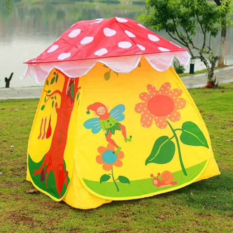 Tentes en tissu traditionnelles, jouets de dessin animé, Sports de plein air, loisirs, maison de jeu, tente pliable pour enfants, 2021