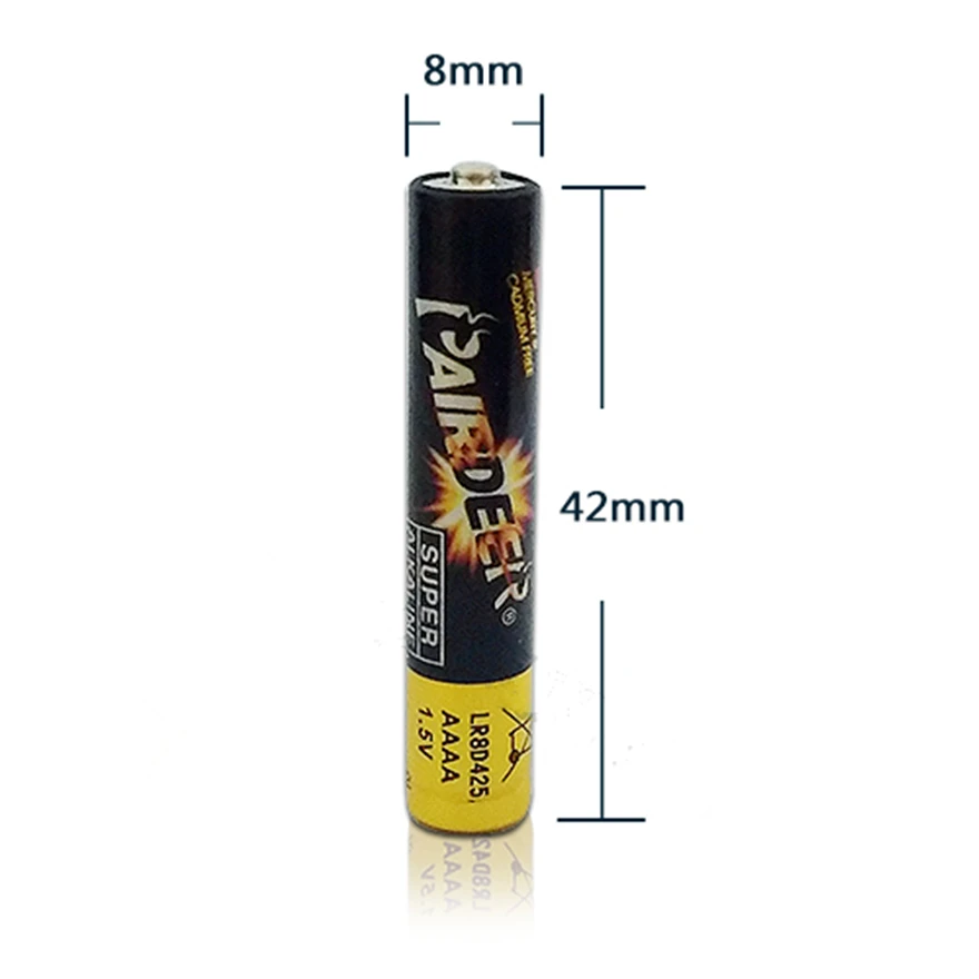 6PCS/LOT 1.5V Battery AAAA LR61 Ultra Digital Alkaline Battery E96 4A Primary Dry Battery Batteries for bluetooth speaker