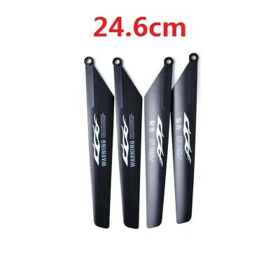 

4PCS as Showing Main Blades Propeller Rotor 2A+2B 24.6CM 246MM For HQ848 R/C Helicopter Rc Spare Parts Accessories